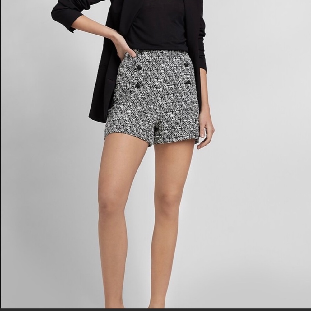 Express High Rise Shorts - Picture 2 of 6